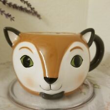 Caneca raposa cerâmica pintada à mão 16 fl oz comprar usado  Enviando para Brazil