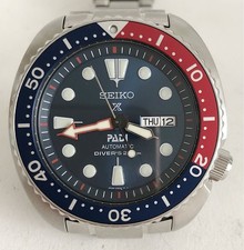 Relógio de pulso Seiko Prospex Padi Turtle Pepsi mergulhadores automáticos 4R36-05H0 comprar usado  Enviando para Brazil