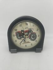 Relógio de mesa relíquia motocicleta bicicleta indiana Harley Davidson madeira maciça preto comprar usado  Enviando para Brazil