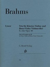 Horn Trio E Flat Major Op. 40 (Score/Parts) Johannes Brahms Violi comprar usado Horn Trio E Flat Major Op. 40 (Score/Parts) Johannes Brahms Violi comprar usado  Enviando para Brazil