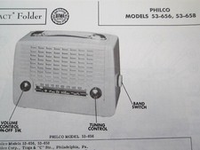 Usado, FOTOFATO RECEPTOR DE RÁDIO PHILCO 53-656 & 53-658 comprar usado  Enviando para Brazil