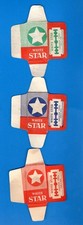 EMBALAGENS DE LÂMINA DE BARBEAR VINTAGE-Estrela Branca, 3x diferente, Israel-# comprar usado  Enviando para Brazil