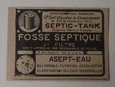 Antique advertising septic d'occasion  Expédié en Belgium