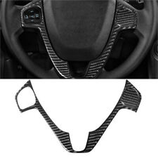 2 peças para Ford Fiesta 2011-2015 acabamento interno de tampa de volante de fibra de carbono comprar usado  Enviando para Brazil