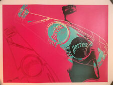 Poster perrier francese usato  Spedire a Italy