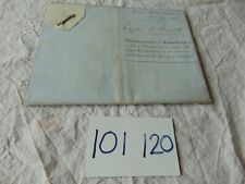 Usado, 19º CENT 1857 MANUSCRITO MANUSCRITO VENDA ACAMPAMENTO SUPERIOR ALDBASTON STAFFORD comprar usado  Enviando para Brazil