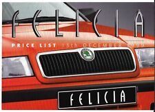 Skoda felicia specifications d'occasion  Expédié en Belgium