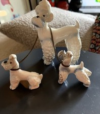 Chiens caniche figurines d'occasion  Évian-les-Bains