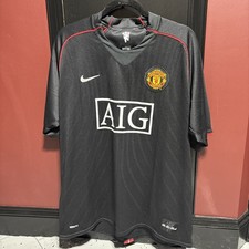 CAMISA DE FUTEBOL MANCHESTER UNITED 2008 AWAY NIKE ORIGINAL GG RARA comprar usado  Enviando para Brazil