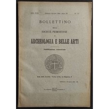 Bollettino società piemontese usato  Alessandria