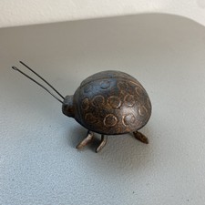 Rolha de porta de ferro fundido Lady Bug peso papel estatueta jardim pesada 10 oz 4” de comprimento comprar usado  Enviando para Brazil