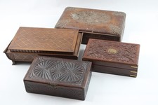 wooden storage boxes lids for sale  LEEDS
