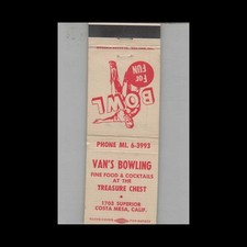 Matchbook cover van for sale  Raymond