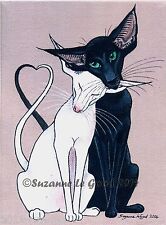 Arte de gato oriental edição limitada da pintura original de Suzanne Le Good comprar usado  Enviando para Brazil