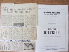 Marlene dietrich queens for sale  CRAWLEY