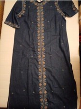 Robe longue bleu d'occasion  Neuilly-Plaisance