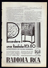 Radiola rca pagina usato  Cirie