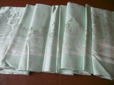 Vintage green damask for sale  NEWCASTLE UPON TYNE