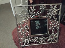 Silver metal snowflake for sale  HERNE BAY