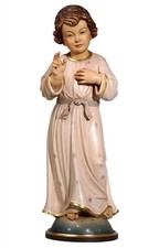 Divine Child statue wood carving, handmade in Italy comprar usado  Enviando para Brazil