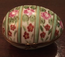 Limoges floral egg for sale  Memphis