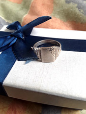 Silver signet ring for sale  EXMOUTH