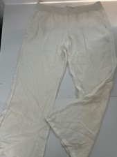Usado, CURRENT ELLIOTT calça lounge de algodão branco puxar com bolsos cropped flare M comprar usado  Enviando para Brazil