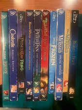 Walt Disney 10 DVD’s Lot Beauty And Beast , Cinderella, Snow White, Tinker Bell comprar usado  Enviando para Brazil