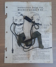 Microphone americain ww2 d'occasion  Aire-sur-la-Lys