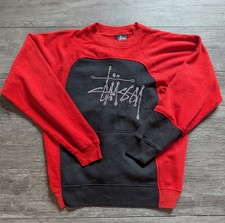 Stussy black red for sale  SOUTHEND-ON-SEA