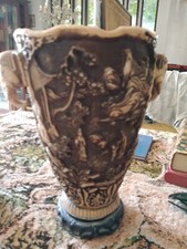 Vaso resina cina usato  Rosa