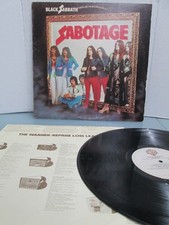 Usado, BLACK SABBATH SABOTAGE VINYL LP BS2822 WARNER BROS. Original~Cupped vinyl Plays! comprar usado  Enviando para Brazil
