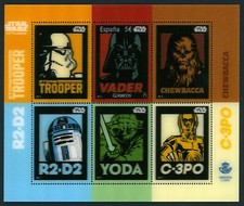 ESPANHA STAR WARS 3D "5 €". GUERRA DE LAS GALAXIAS. comprar usado  Enviando para Brazil