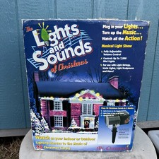 GE THE LIGHTS AND SOUNDS OF CHRISTMAS Pro-Line Musical Light Sound Show *NOVO* comprar usado  Enviando para Brazil