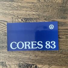 1983 VW VOLKSWAGEN FUSCA BEETLE KOMBI GOL COLORS BRASIL PASSAT BROCHURA comprar usado  Enviando para Brazil
