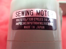 Máquina de costura vintage motor Japão testado, usado comprar usado  Enviando para Brazil