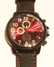 Relógio de pulso masculino esportivo piloto militar aviador exército silicone quartzo - 5 cores, usado comprar usado Relógio de pulso masculino esportivo piloto militar aviador exército silicone quartzo - 5 cores, usado comprar usado  Enviando para Brazil