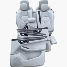 BANCOS AQUECIDOS DE COURO BRANCO PORSCHE MACAN + PORTA CARTÕES INTERIOR COMPLETO comprar usado  Enviando para Brazil