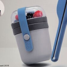 Novo Sem Caixa Berghoff Leo 0.5qt To Go Dual 2 Peças Lancheira Recipiente Azul e Cinza comprar usado  Enviando para Brazil