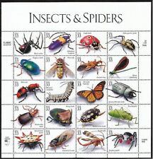 Insectos y arañas 1998 Sc 3351a-t hoja como nueva de 20 especies diferentes segunda mano  Embacar hacia Mexico