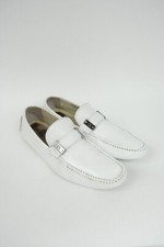 Mocassim de couro branco vintage Dolce & Gabbana masculino EUA 11,5 Reino Unido 10,5 UE 44,5, usado comprar usado  Enviando para Brazil