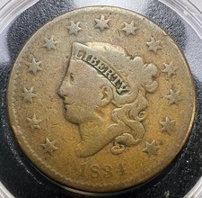 1834 coronet head for sale  Mount Laurel