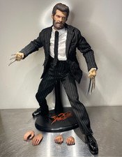 Usado, Boneco Logan Wolverine antigo personalizado 1:6 12" 300 suporte terno cabeça corpo garras e mãos comprar usado  Enviando para Brazil