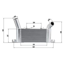 Intercooler mitsubishi pajero d'occasion  Nanteuil-le-Haudouin