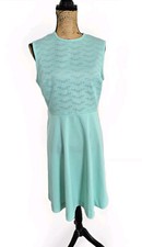 Vestido de malha vintage anos 1970 Hopewell tamanhos personalizados verde perfeito/azul Tiffany 40, usado comprar usado  Enviando para Brazil