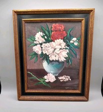 Vintage painting peonies for sale  Shelter Island