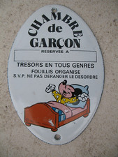 Plaque émaillée ovale d'occasion  Troyes