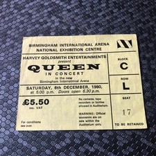 Queen ticket birmingham for sale  WALSALL