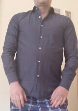 Camicia uomo blu usato  Gaeta