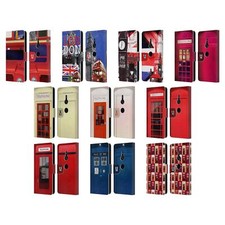 HEAD CASE DESIGNS I LOVE LONDON LEATHER BOOK WALLET CASE CAPA PARA TELEFONES SONY 1 comprar usado  Enviando para Brazil